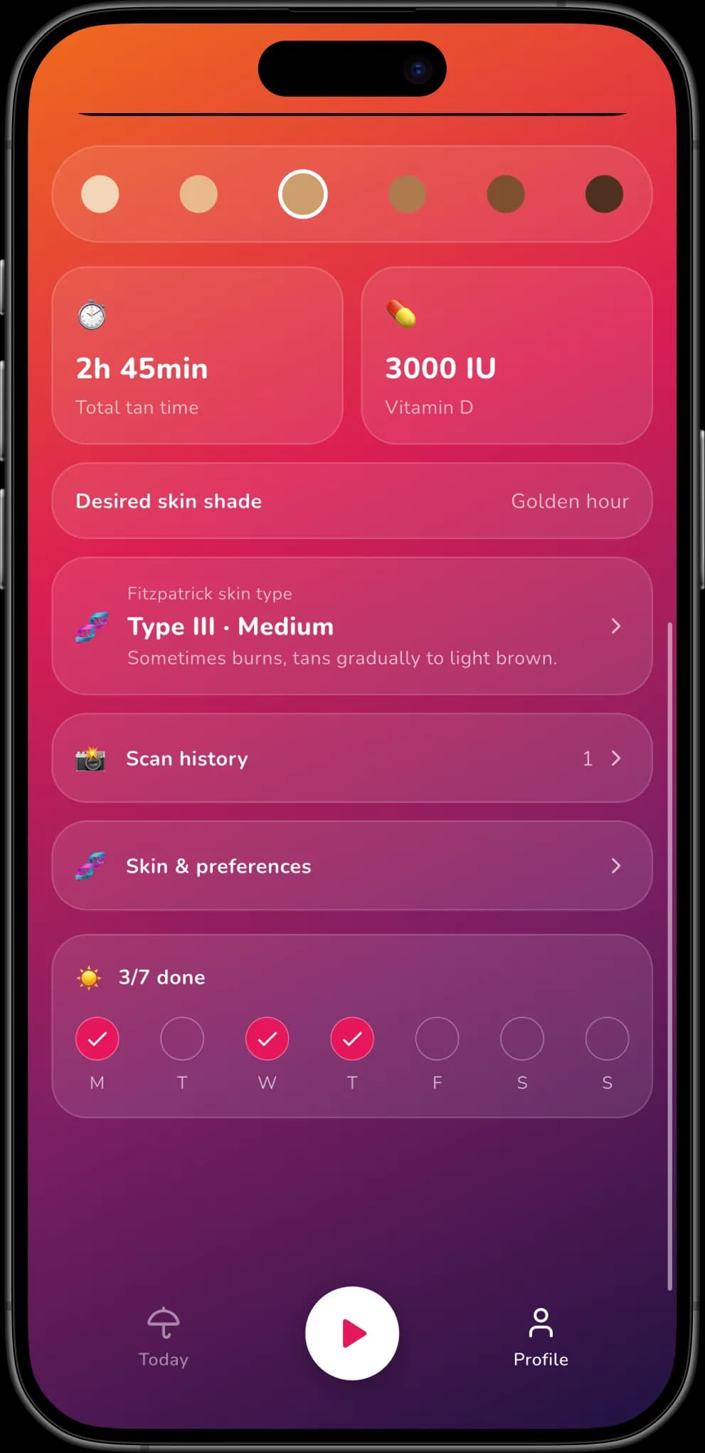 Sunlit on iPhone — screenshot 6